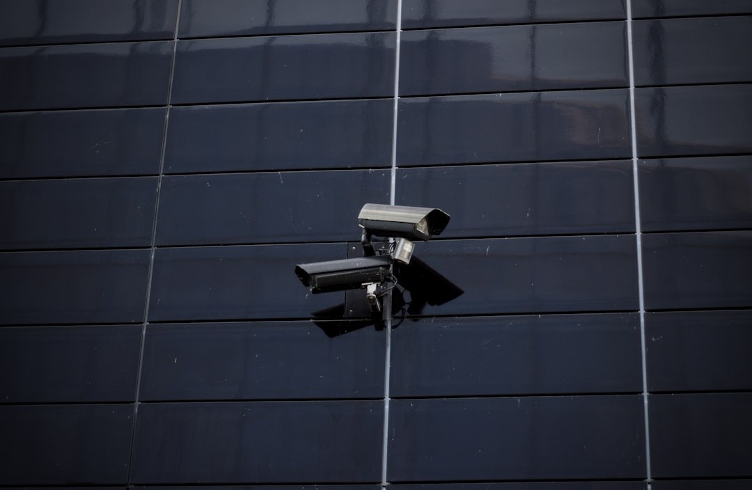 store security officer monitoring cameras